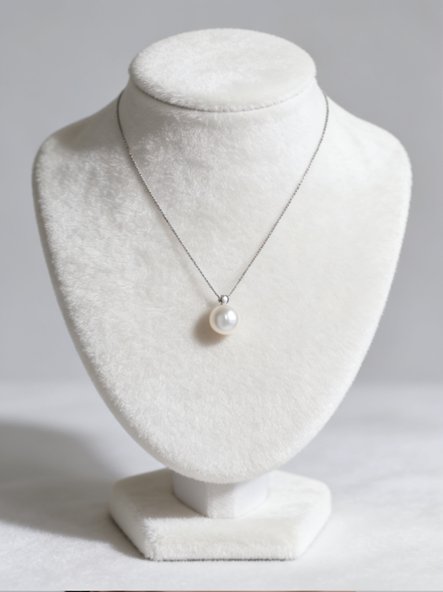 Collar ngọc trai bằng bạc 999