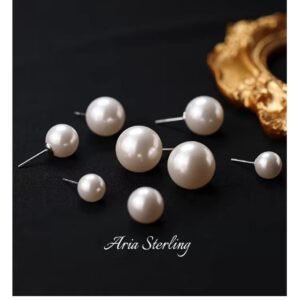 Bông tai ngọc trai Swarovski bạc 999 - Mẫu mới hit nhất năm 2025