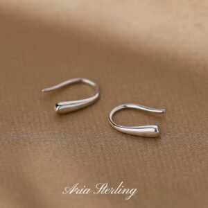 Bông tai giọt nước bạc 999 nữ - Mẫu mới năm 2025