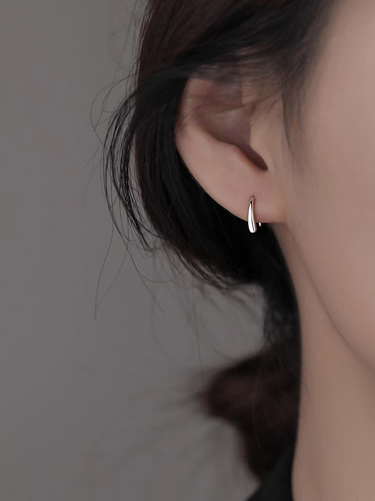 Bông tai giọt nước bạc 999 nữ - Mẫu mới năm 2025