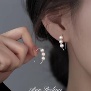 Bông tai ngọc trai bạc 99 - Mẫu mới năm 2025