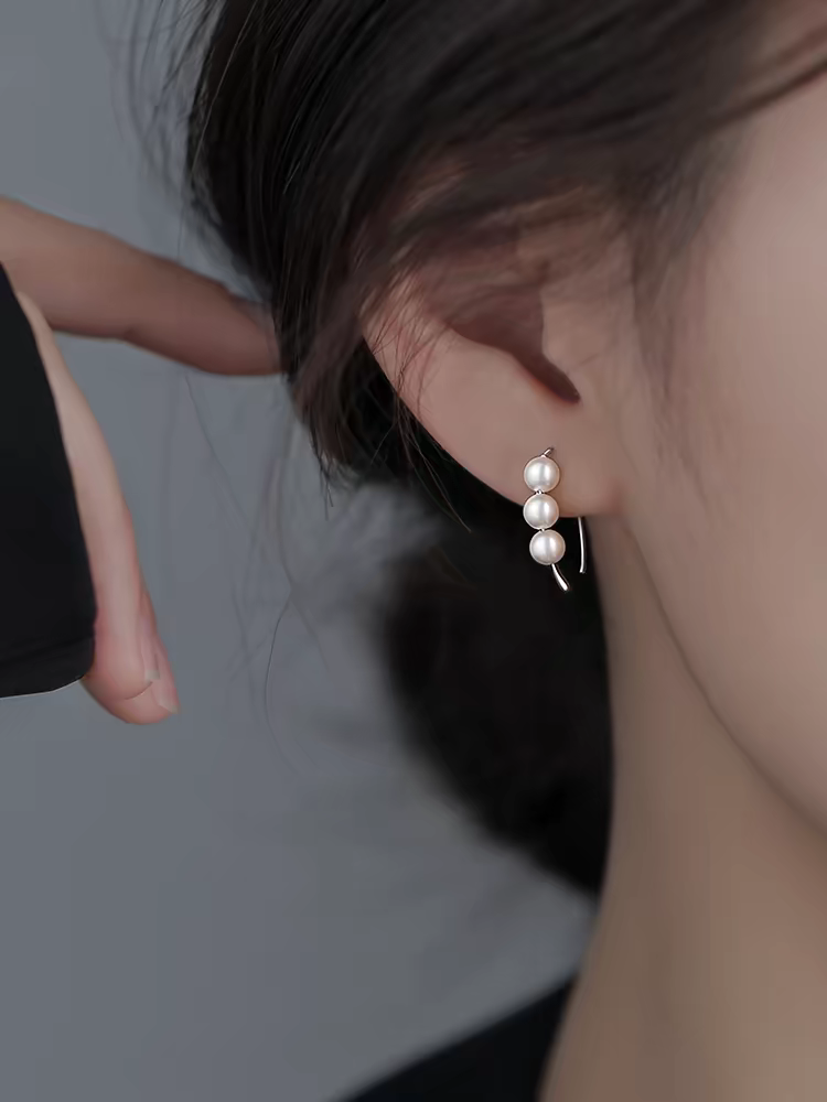 Bông tai ngọc trai bạc 99 - Mẫu mới năm 2025