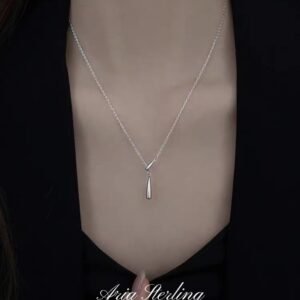 Dây cổ xương đòn hạt giọt nước bạc 999 cao cấp - Mẫu mới 2025